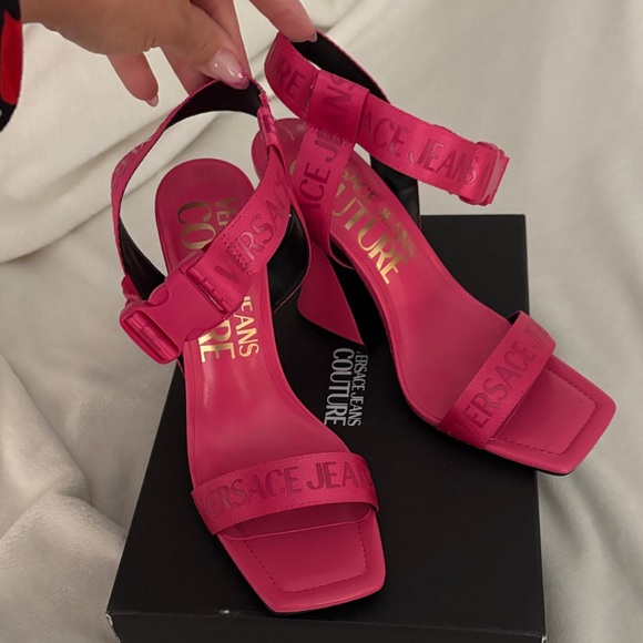Versace Jeans Collection Fuchsia Heels